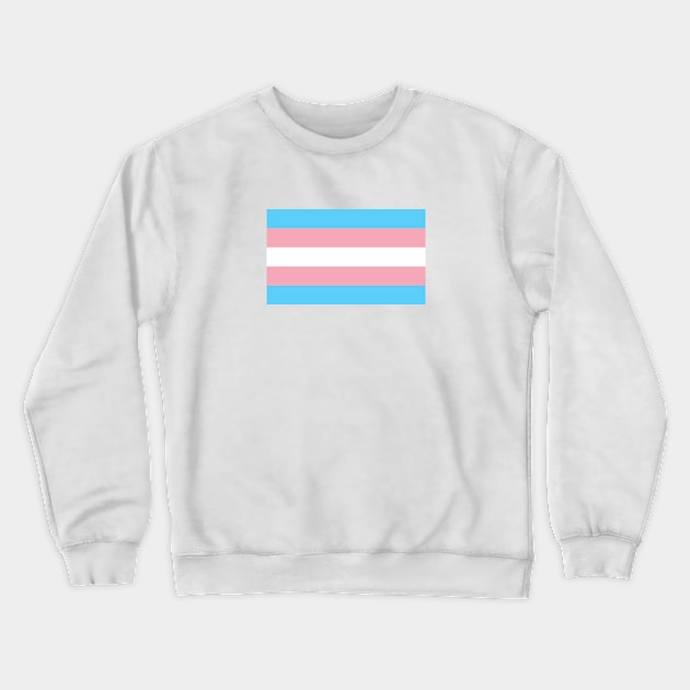 Trans Flag Crewneck Sweatshirt by sophielabelle